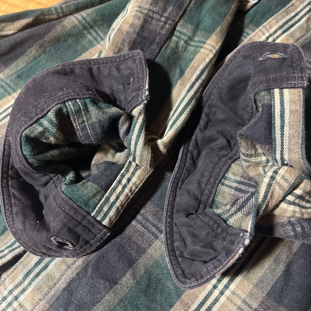 【DELUXEWARE】 HV-22 ロゼンジ XL ネルシャツ