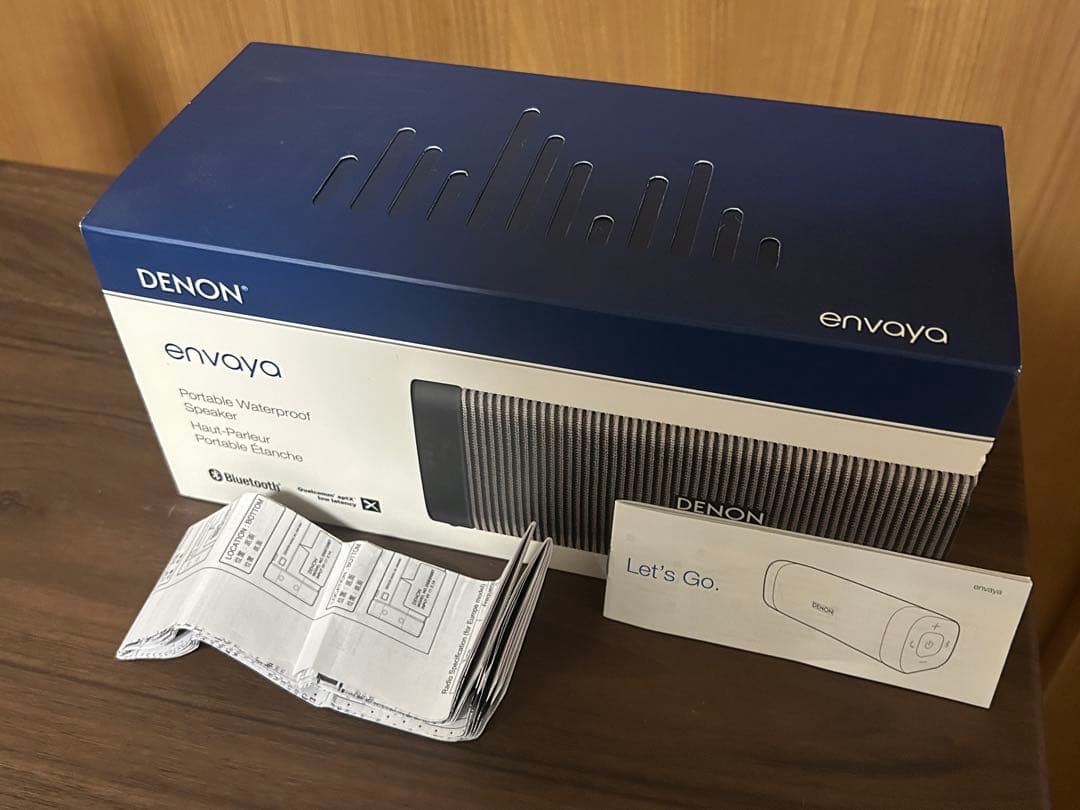 値下げ 完売品DENON envaya DSB250BT防水ワイヤレス箱取説付