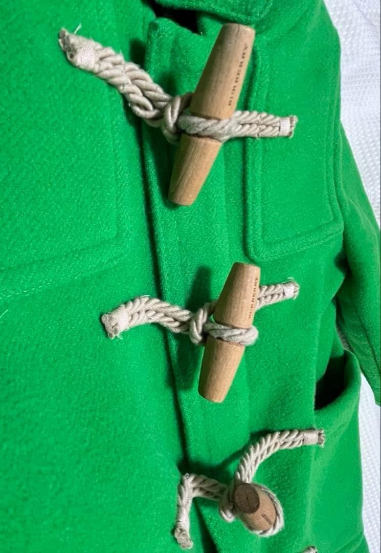 【美品】Burberry children ダッフルコート　キッズ　緑　110