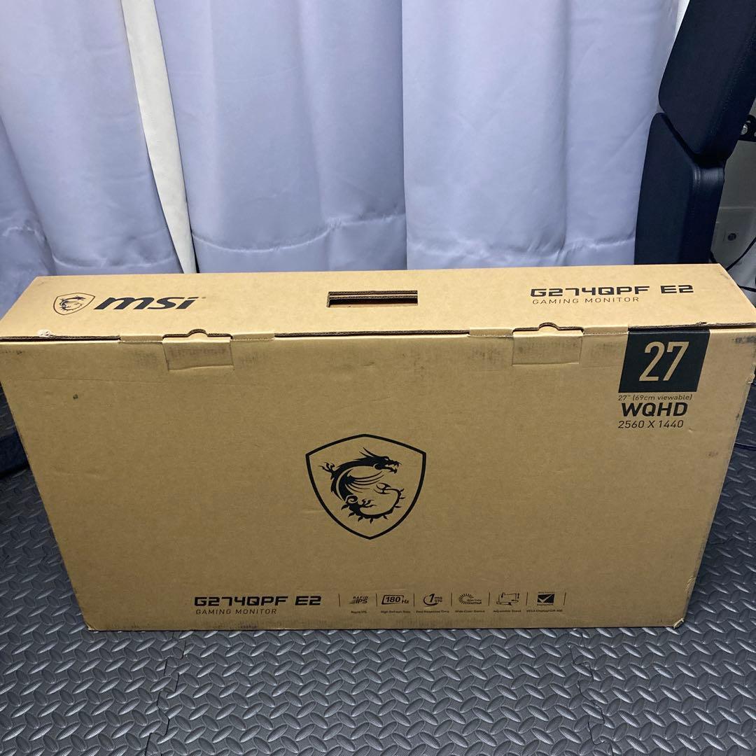 【未開封】MSI G274QPF E2 ゲーミングモニター 27インチ WQHD
