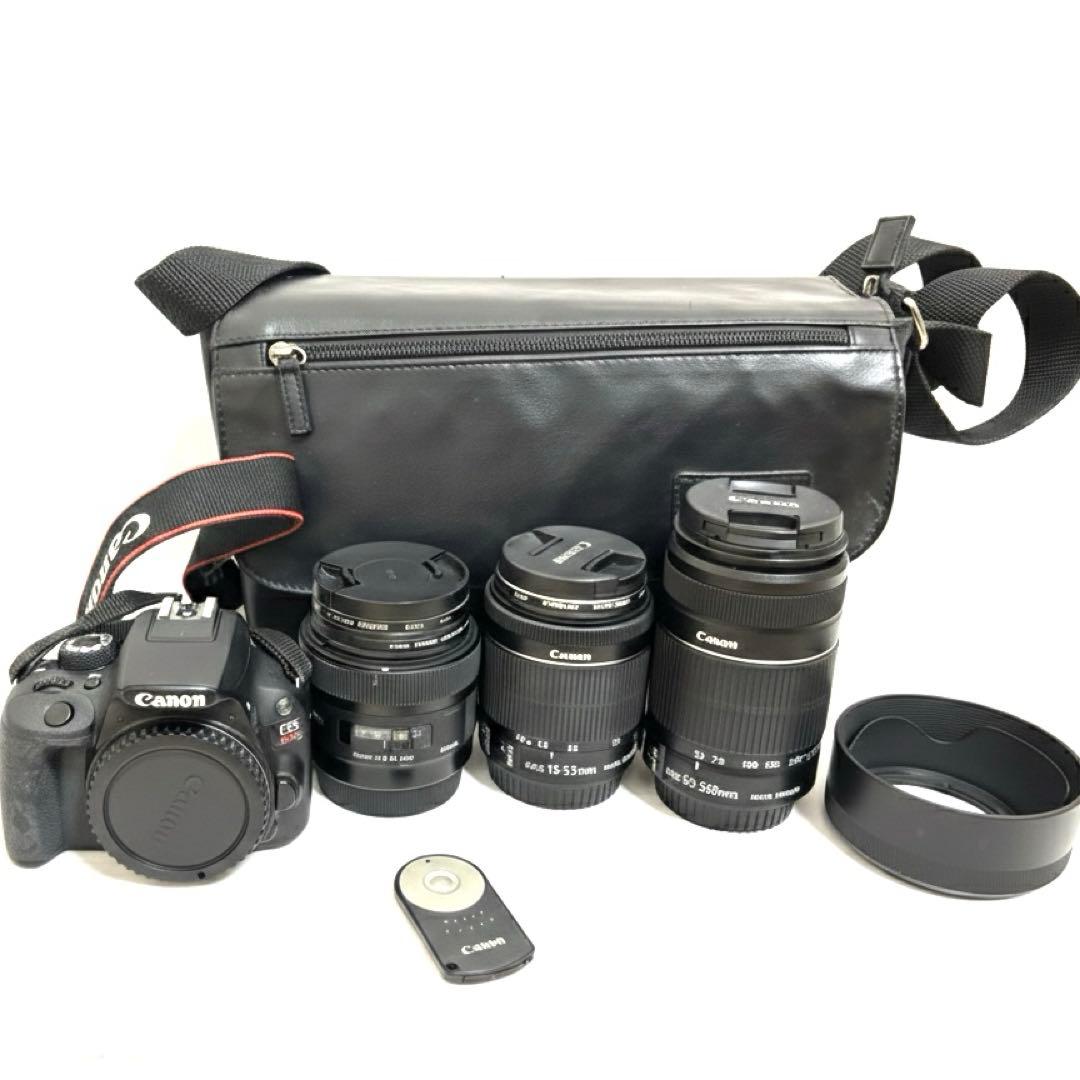 【値下げ可】Canon EOS Kiss X7 豪華レンズ3本＆バッグ付き