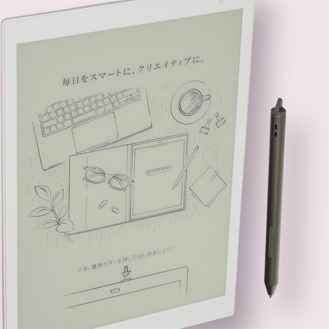 富士通QUADERNO A5 Gen2（モノクロ・白黒）タブレット