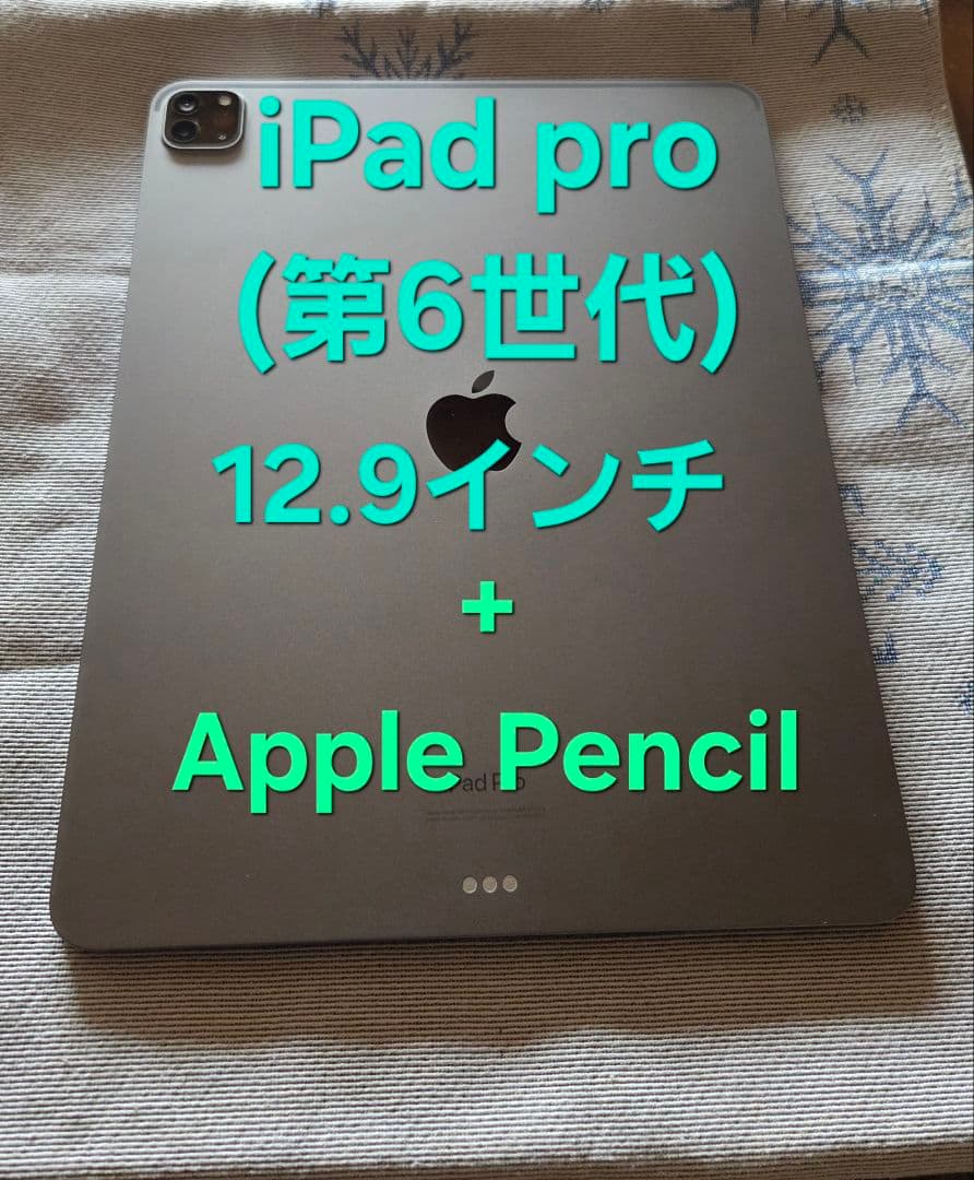 iPad Pro 12.9インチ(第6世代) +Apple Pencil