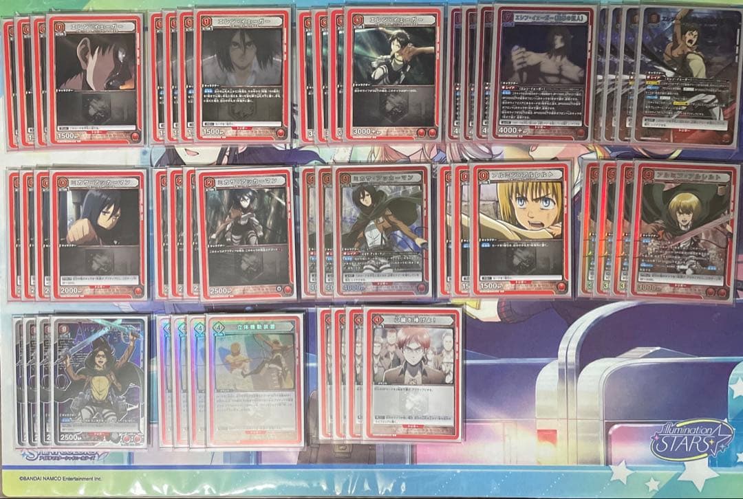 ユニオンアリーナ　進撃の巨人　赤エレン　デッキ