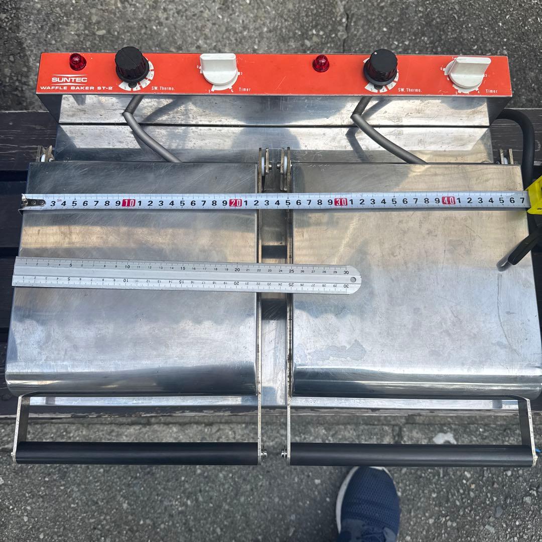 ☆中古品【サンテック　ワッフルメーカー】業務用・稼働品☆