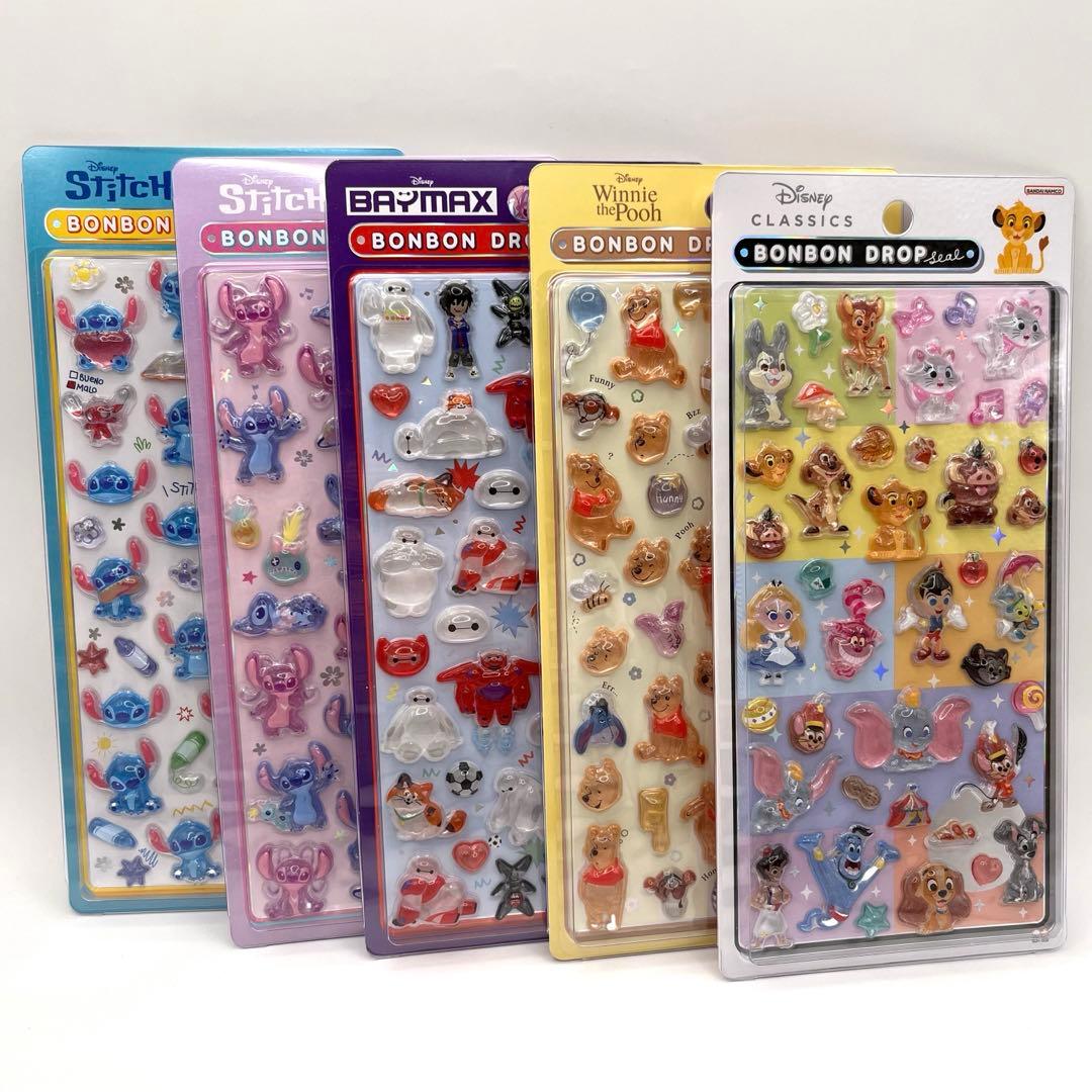 [国内正規品] ボンボンドロップシール ディズニー 5種セット