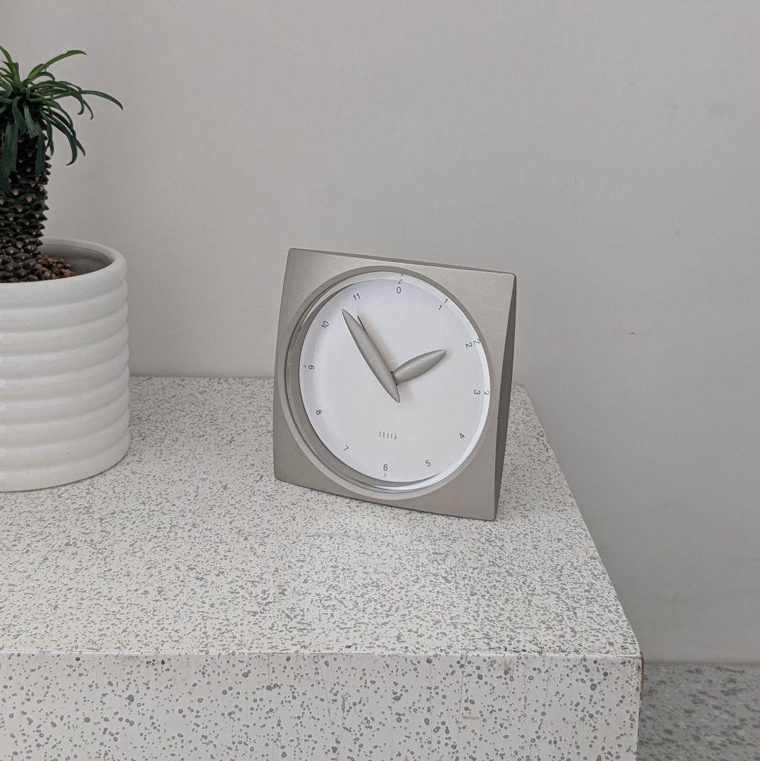 90s ヴィンテージ 置き時計 加藤孝志 sessa 目覚まし付き