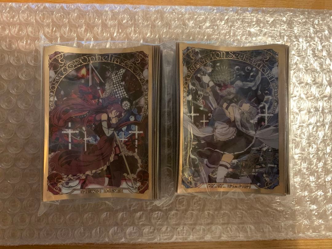 まどマギ　カードスリーブ　天秤を揺らす女　杏子　さやか　2点セット