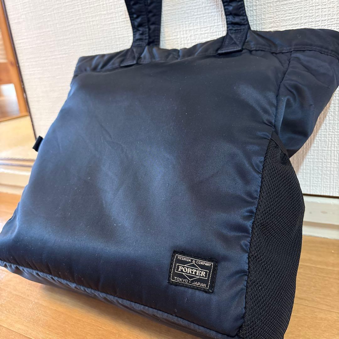 HEAD PORTER ネイビー トートバッグ