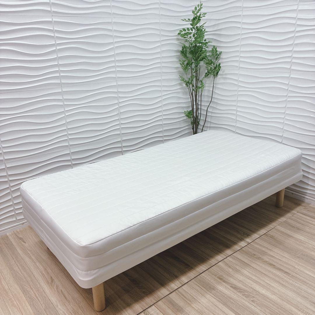 ◇大阪府 神戸市 配達料無料！◇無印良品◇脚付きマットレス◇シングルサイズ◇