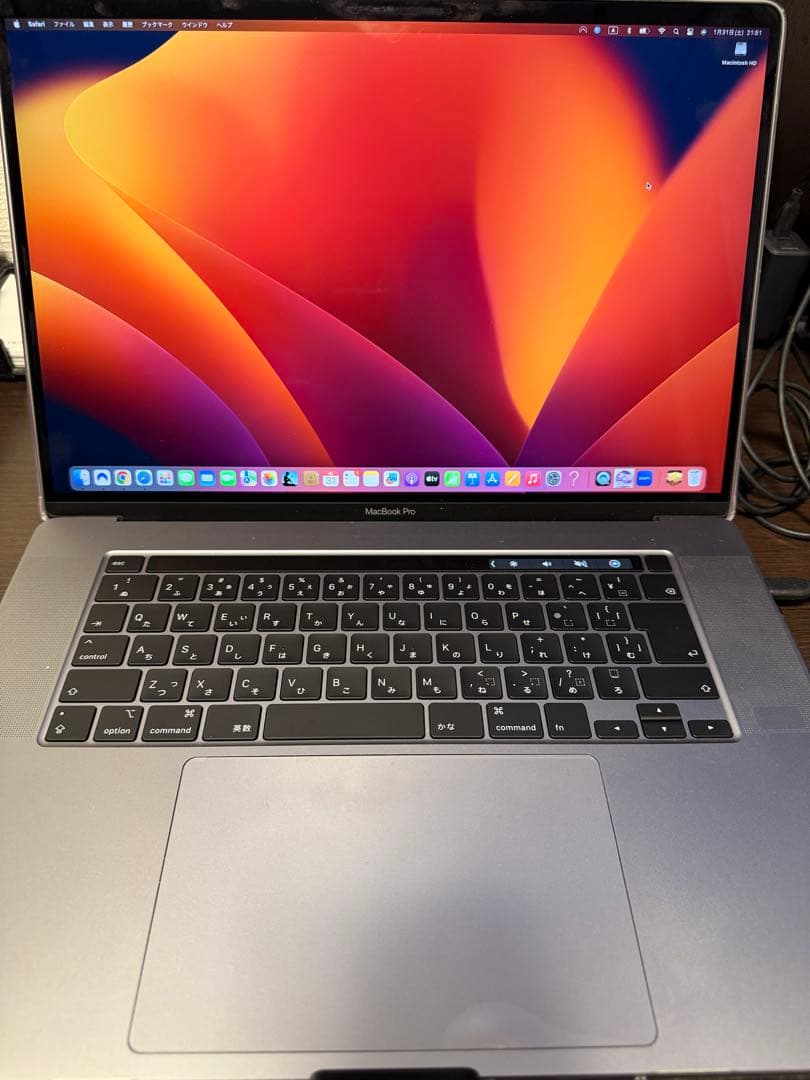 MacBookPro 16inch マックブックプロ16インチ 16GB 1TB