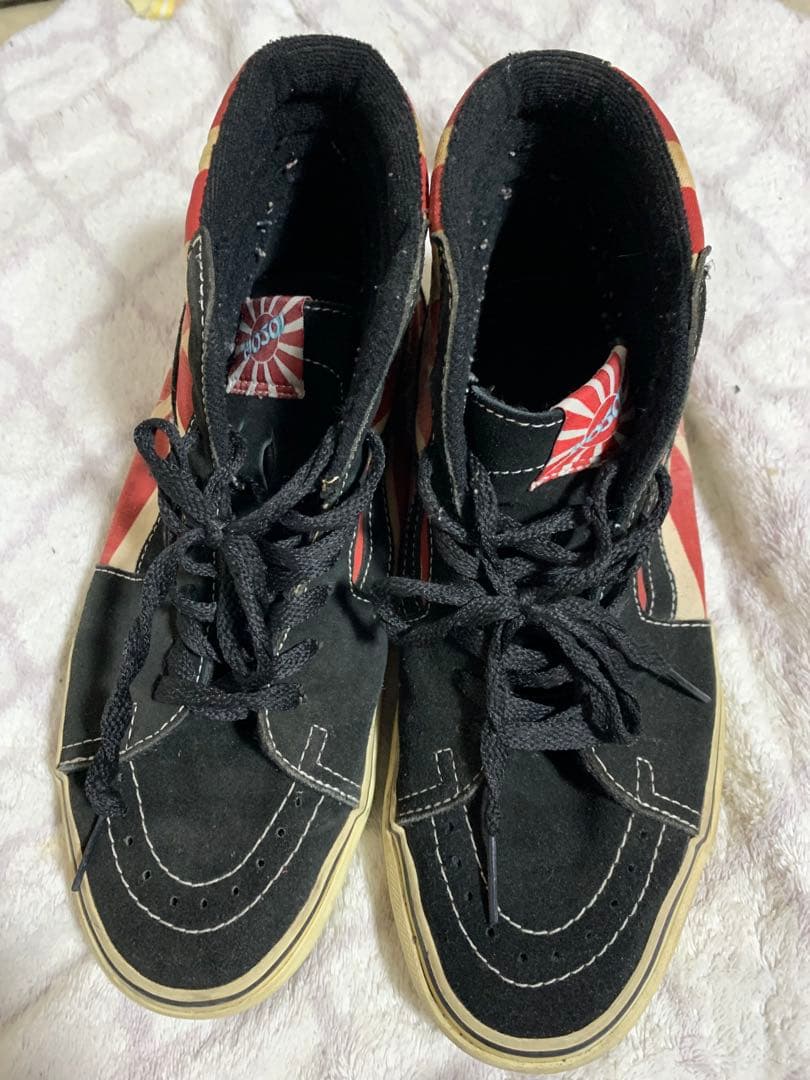 Vans Sk8-Hi HOSOIコラボ　旭日旗　スニーカー