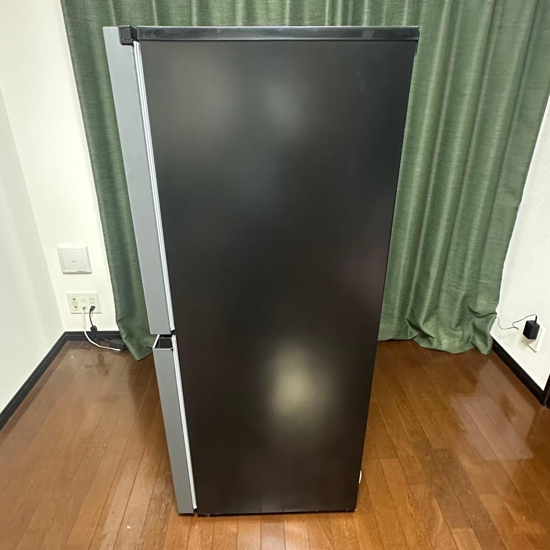 グレー 冷蔵庫 上下二段式 コンパクト 139L