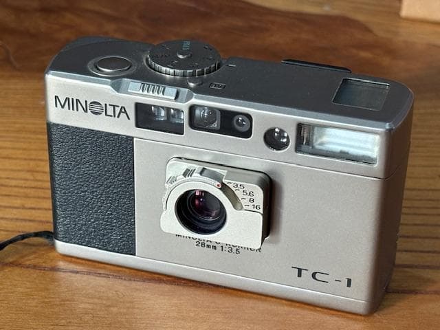 ミノルタ　tc-1 minolta シルバー　ジャンク品
