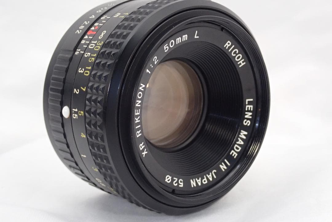 RICOH XR RIKENON 50mm f2 L Kマウント 整備済 完動品