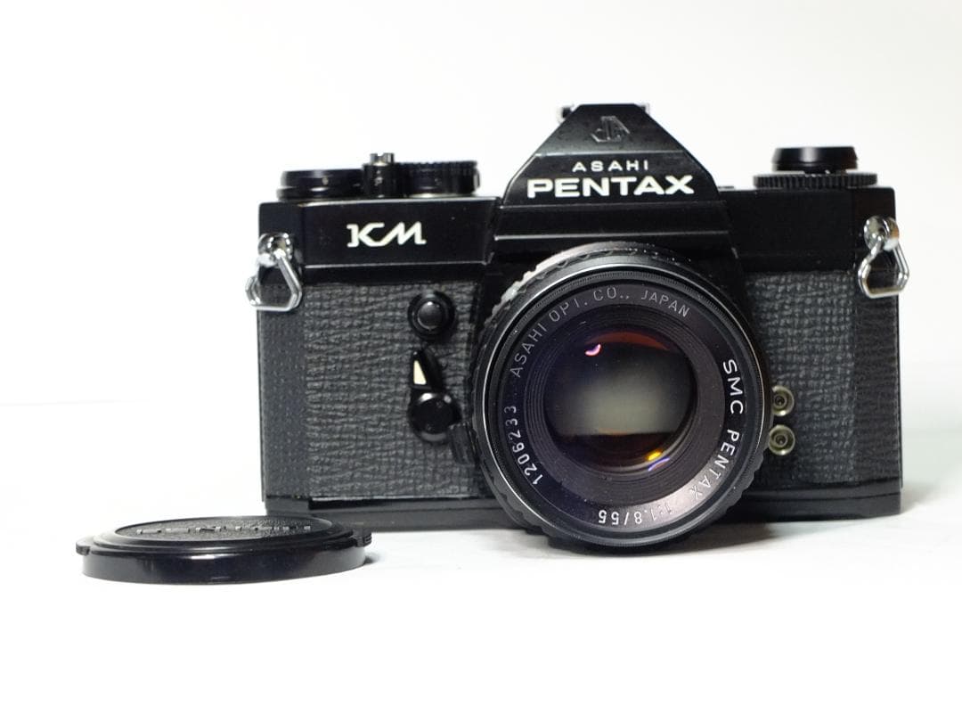 【実写確認整備品】アサヒペンタックスKMBK／PENTAX55mmf1.8付