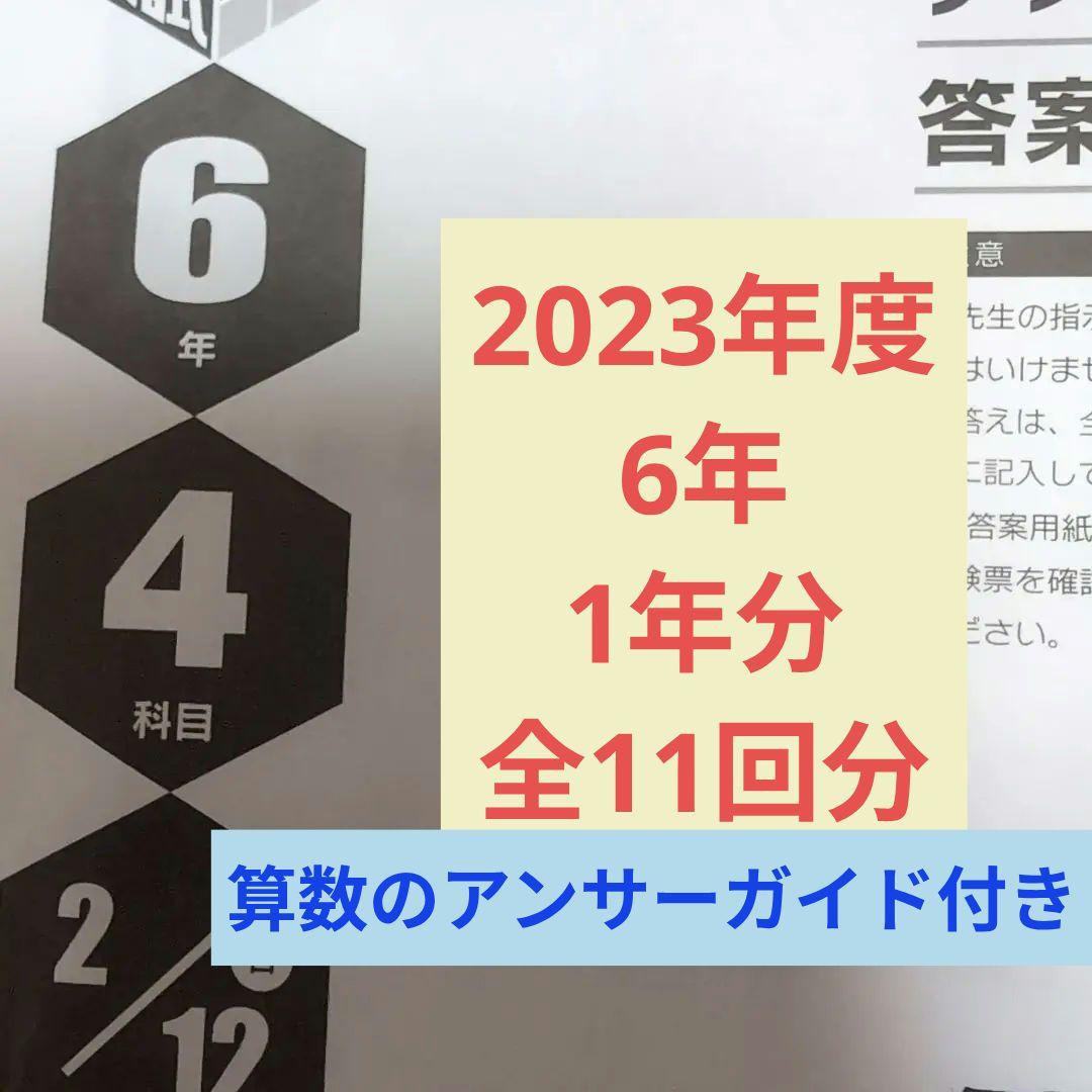 2023年度日能研全国公開模試6年前期後期1年分全11回分