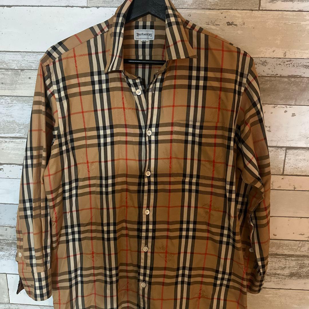 バーバーリーシャツ　ノバチェック　Mサイズ
