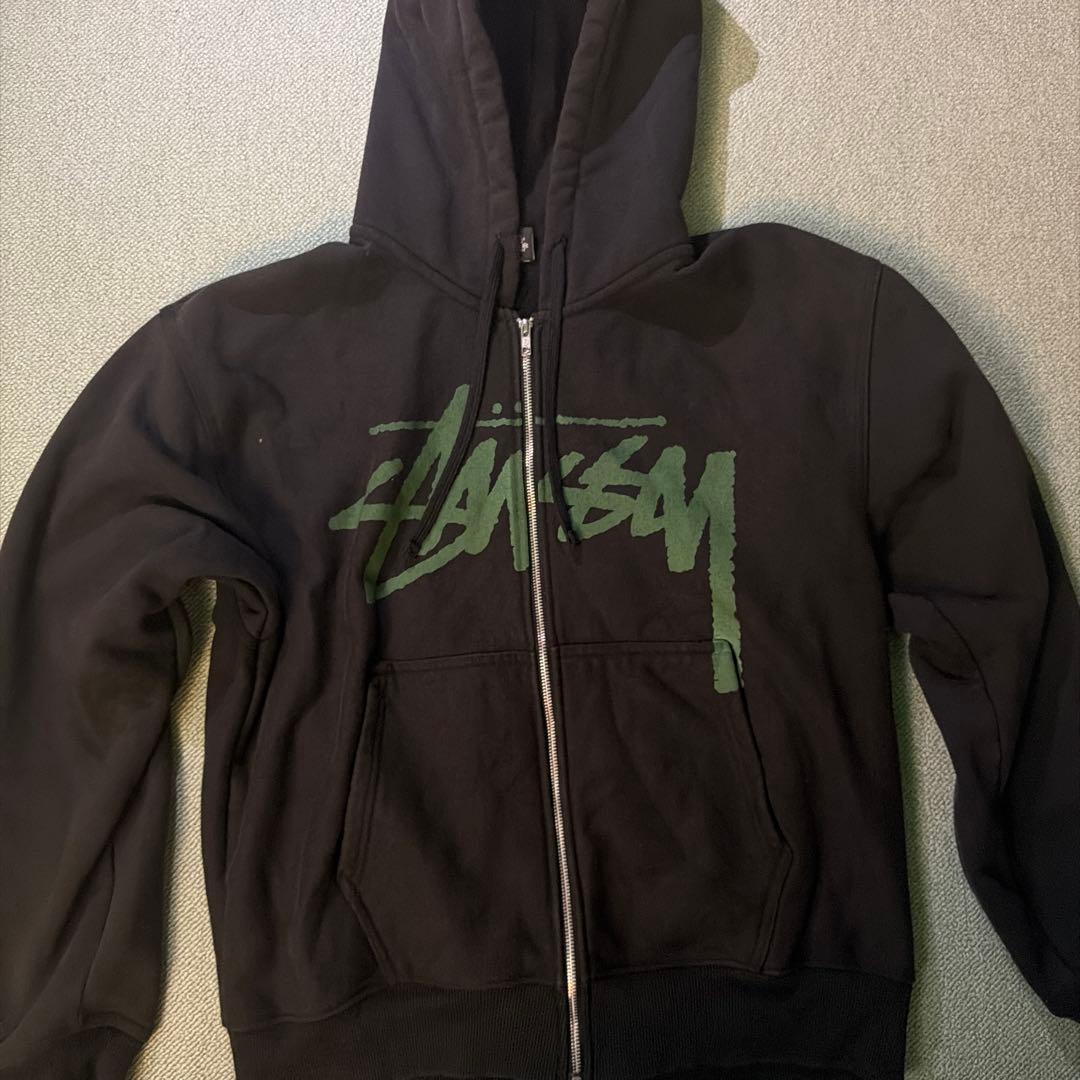 Stussy ブラック パーカー Lサイズ