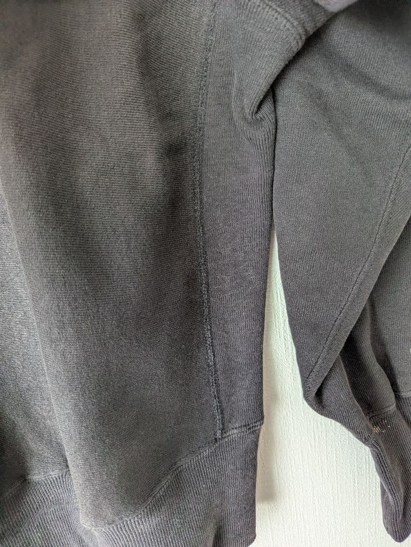 90s Champion リバースウィーブ スウェット 無地 ブラック