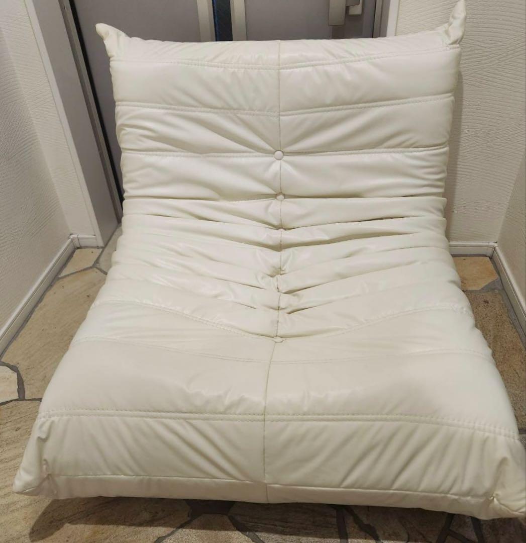 リプロダクトligne rosetリーンロゼ　トーゴ レザーキャタピラーソファ