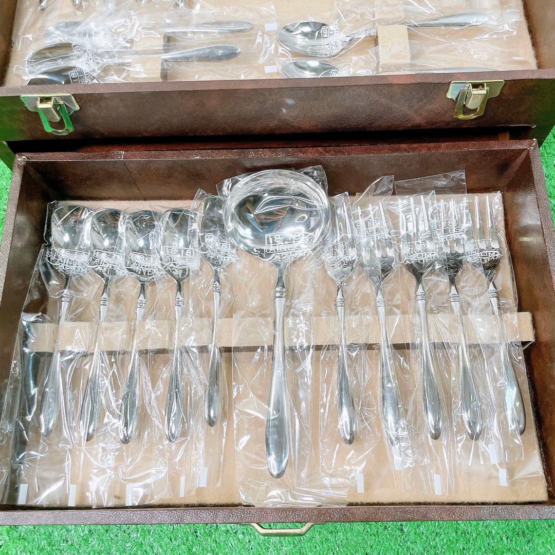 ✨ケース付新品✨ AZUMA アヅマ カトラリーセット 38点 インペリアル