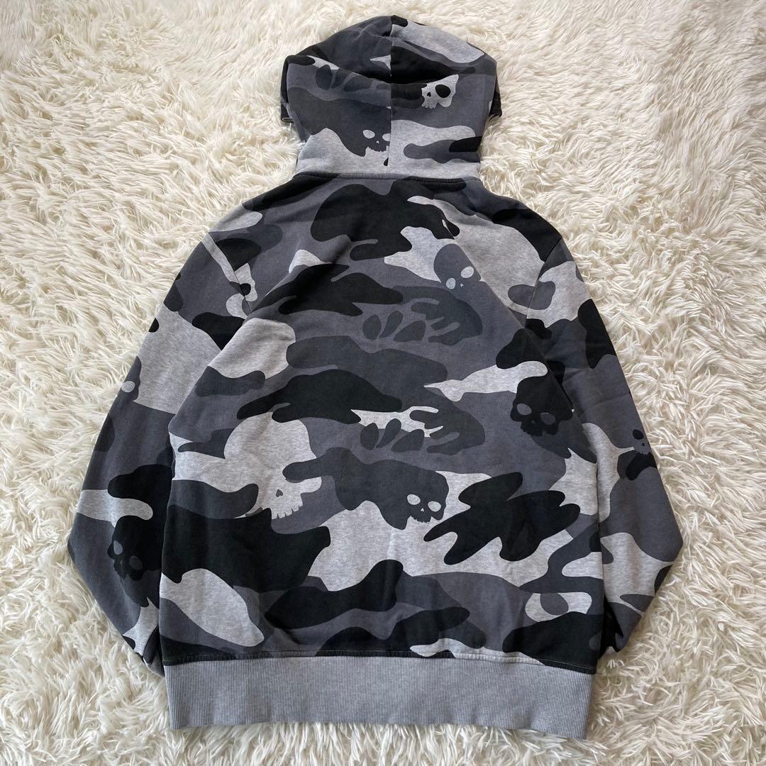 極美品 ハイドロゲン カモフラ スウェットセットアップ スカル 2XL