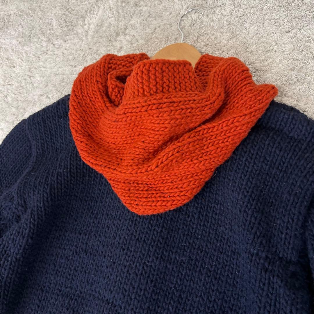 BO'S GLAD RAGS ボーズグラッドラグス　ニット　フーディーアウターL