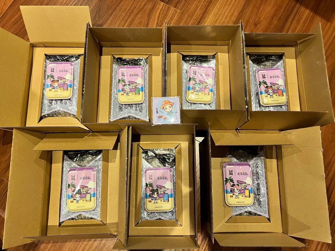 紅茶花伝 スピーカー カードケース ステッカー BTS 7種類 セット