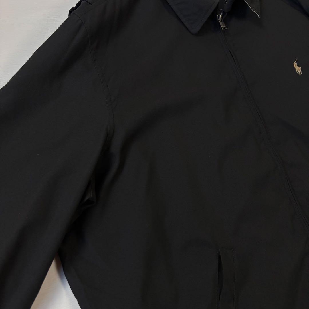 ラルフローレン スウィングトップ　ワンポイントロゴ　ブラック　XLサイズ　古着