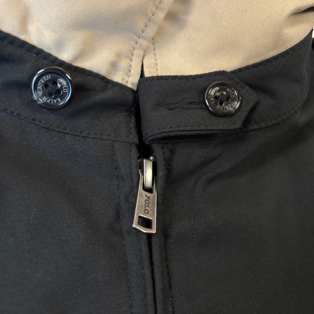 ラルフローレン スウィングトップ　ワンポイントロゴ　ブラック　XLサイズ　古着