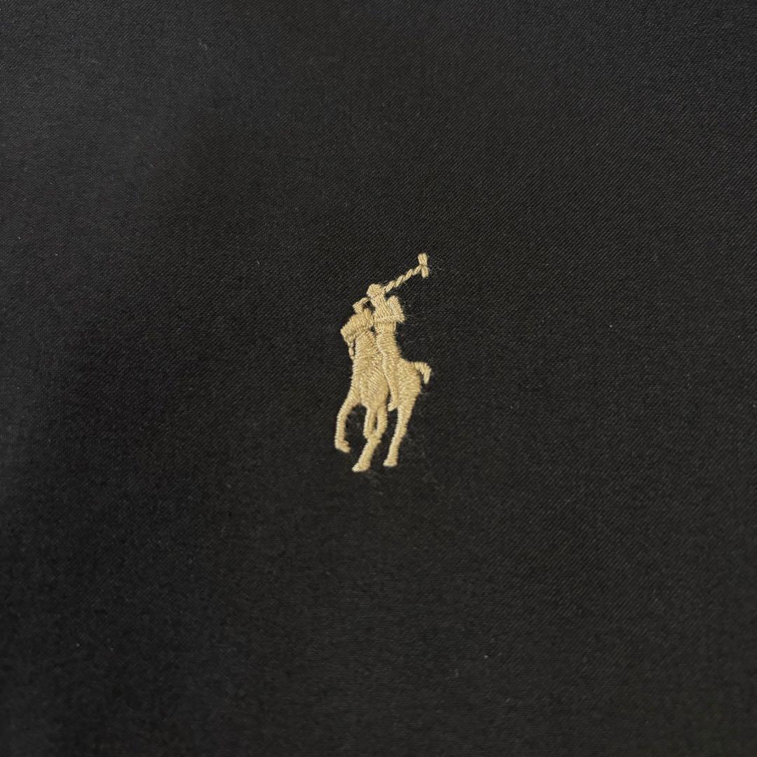 ラルフローレン スウィングトップ　ワンポイントロゴ　ブラック　XLサイズ　古着