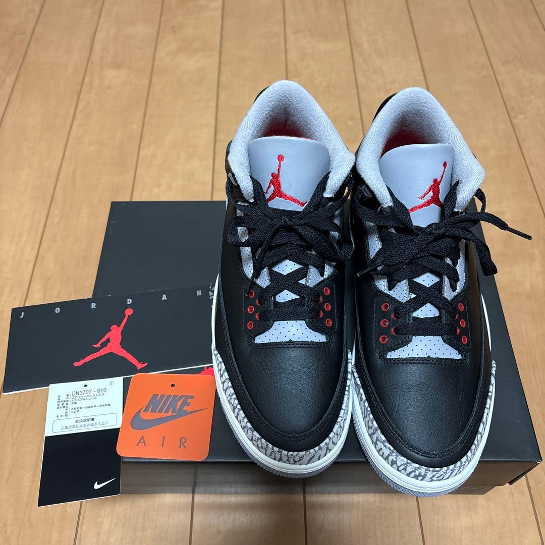 Nike Air Jordan 3 ブラックセメント　27cm