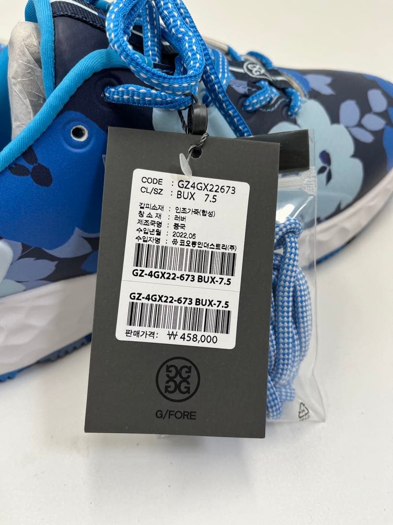 【新品未使用】G/FORE MG4+ ゴルフシューズ ブルーフローラル