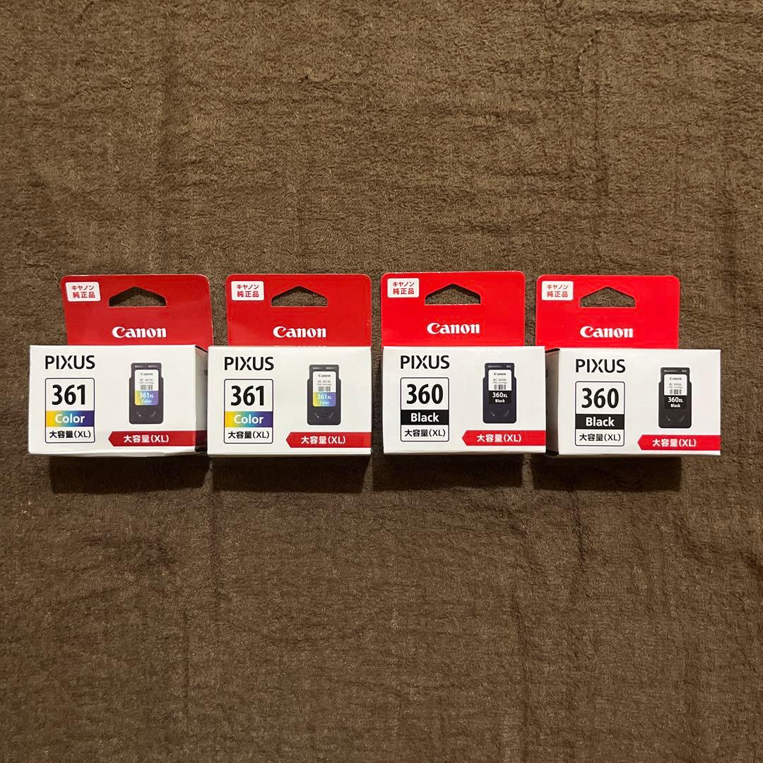 Canon BC361XL+360XL 純正大容量インクセット新品未開封