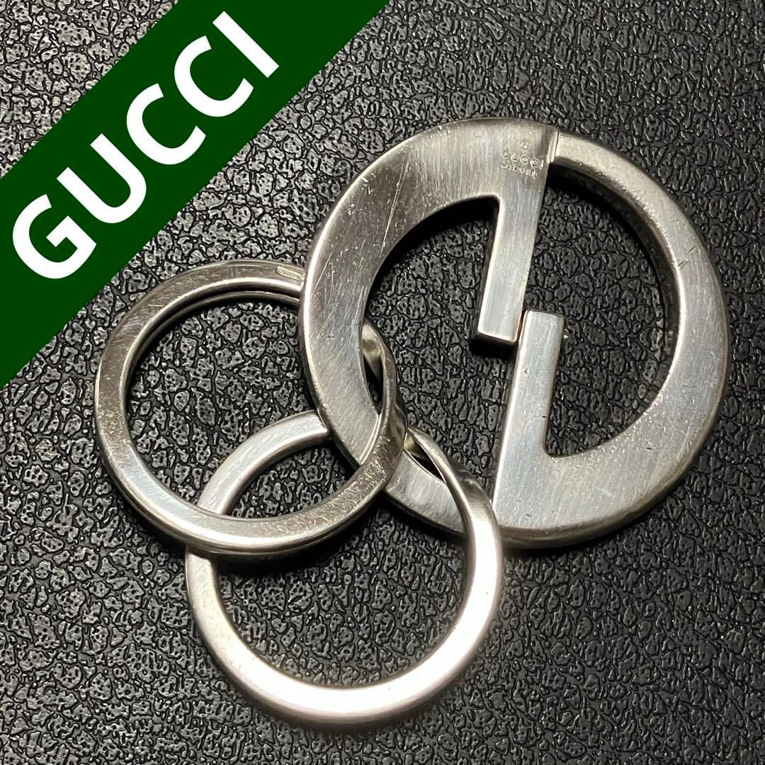 GUCCI グッチ シルバー925 SV SILVER キーホルダー キーリング