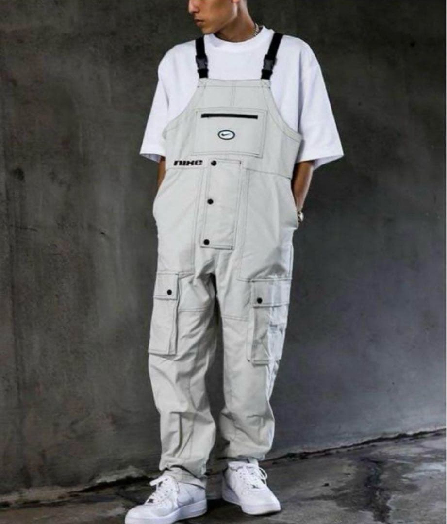 NIKE／ナイキ/オーバーオール/ホワイト/レア商品/XL