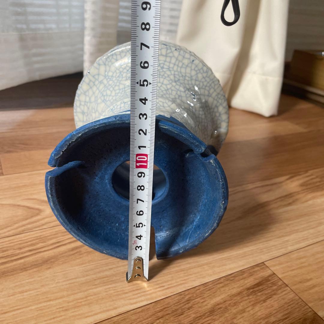 赤*メ様 陶器鉢　沼野秀章　植木鉢　笠間焼