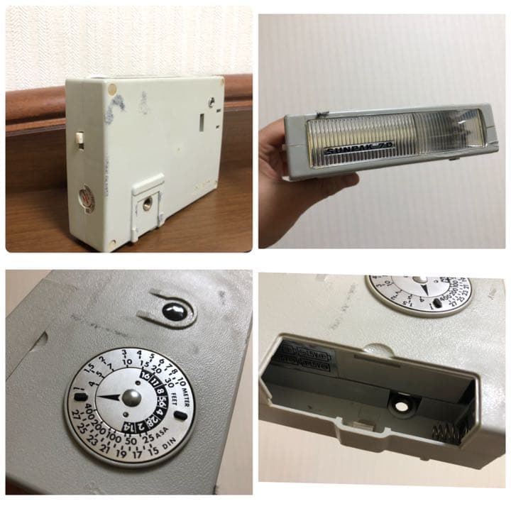 希少 ヴィンテージ 露出計 閃光電球 発光器 ストロボ　中古品　4点セット