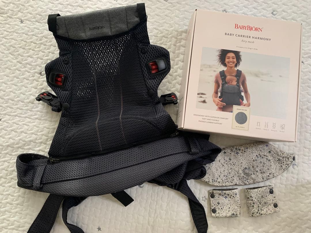 BABYBJÖRN Baby Carrier Harmony 首周りカバー付き