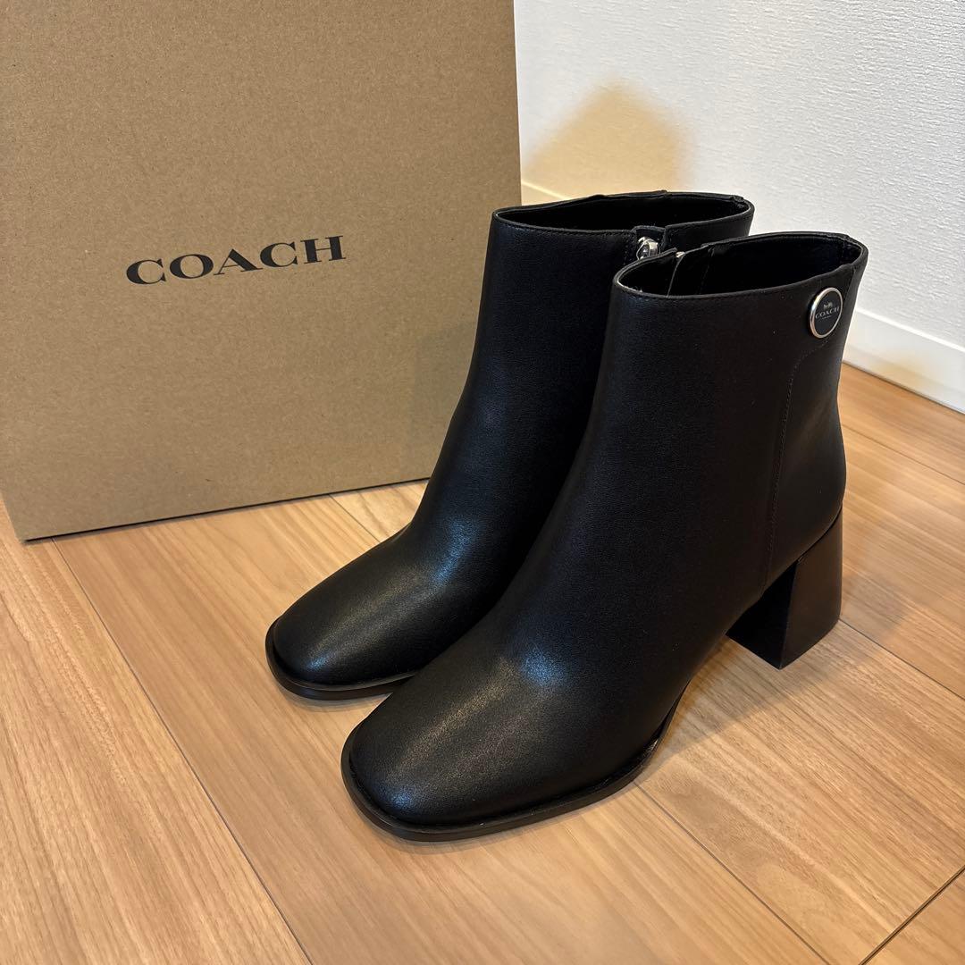 【値下げ中】COACH ブーツ　黒