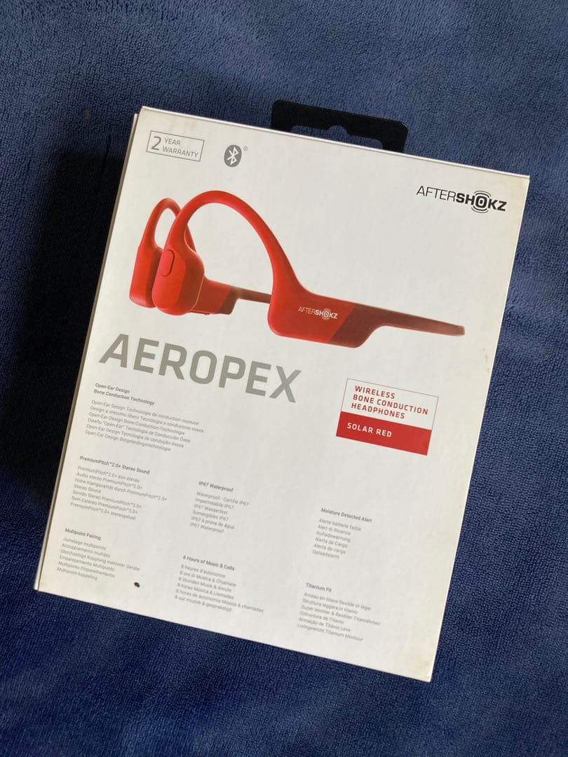 AFTERSHOKZ AEROPEX SOLAR RED 骨伝導イヤホン
