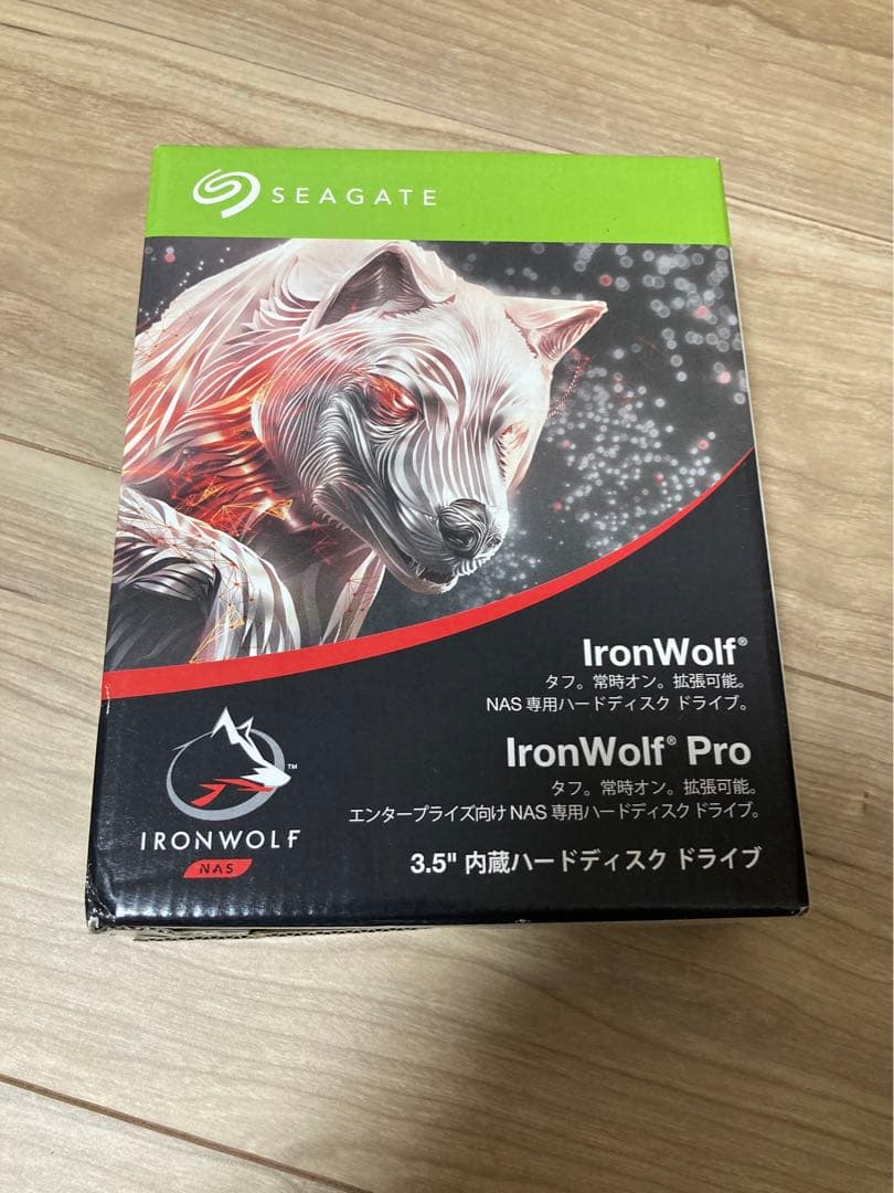 外付けハードディスク・ドライブ SEAGATE HDD IronWolf 14TB