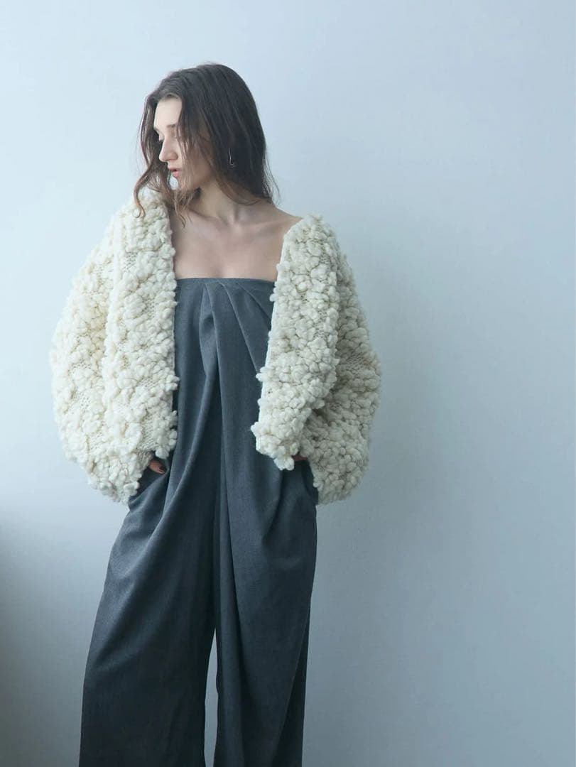 cygne マシュマロニットカーディガン