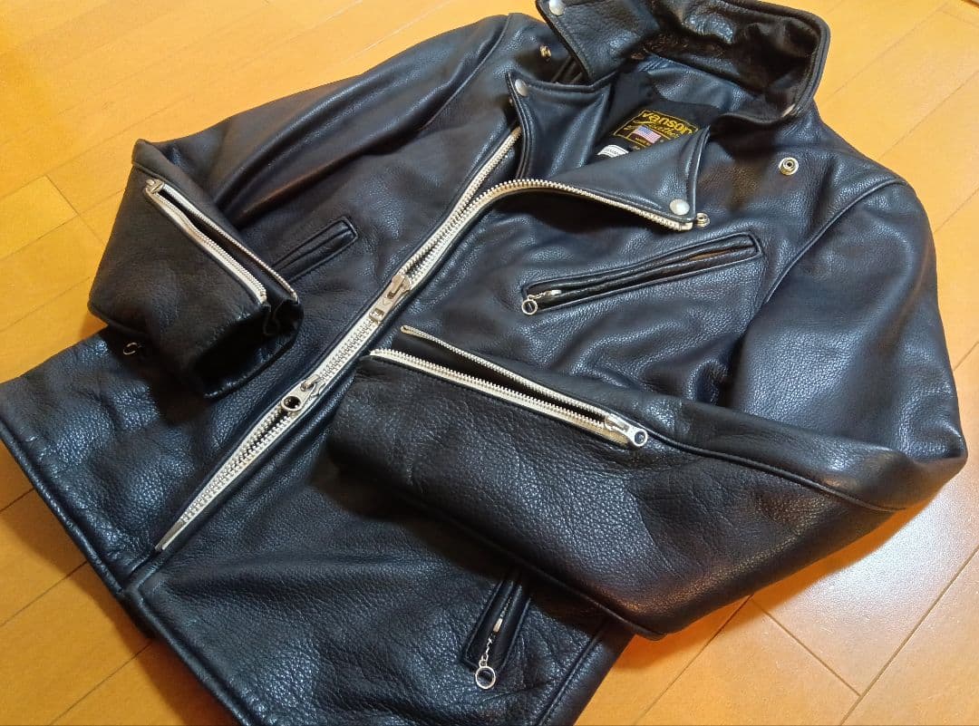 Y*T様 VANSONバンソンC2Rライダースロンハーマン別注34ネイビーNAV