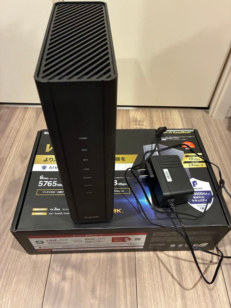 ELECOM Wi-Fi 7対応ルーター　WRC-BE94XSD-B