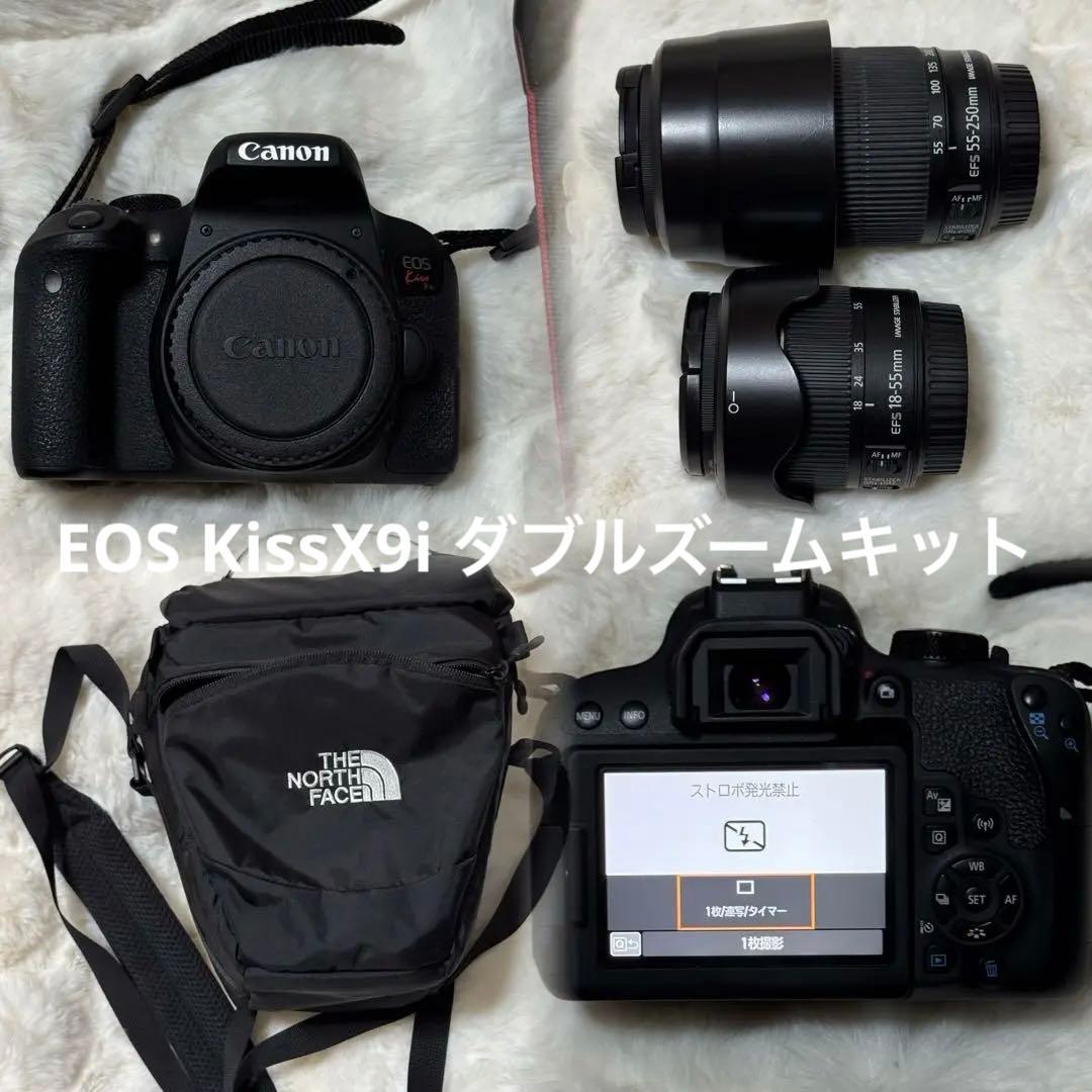EOSKissX9i ダブルズームキット カメラバッグ付き