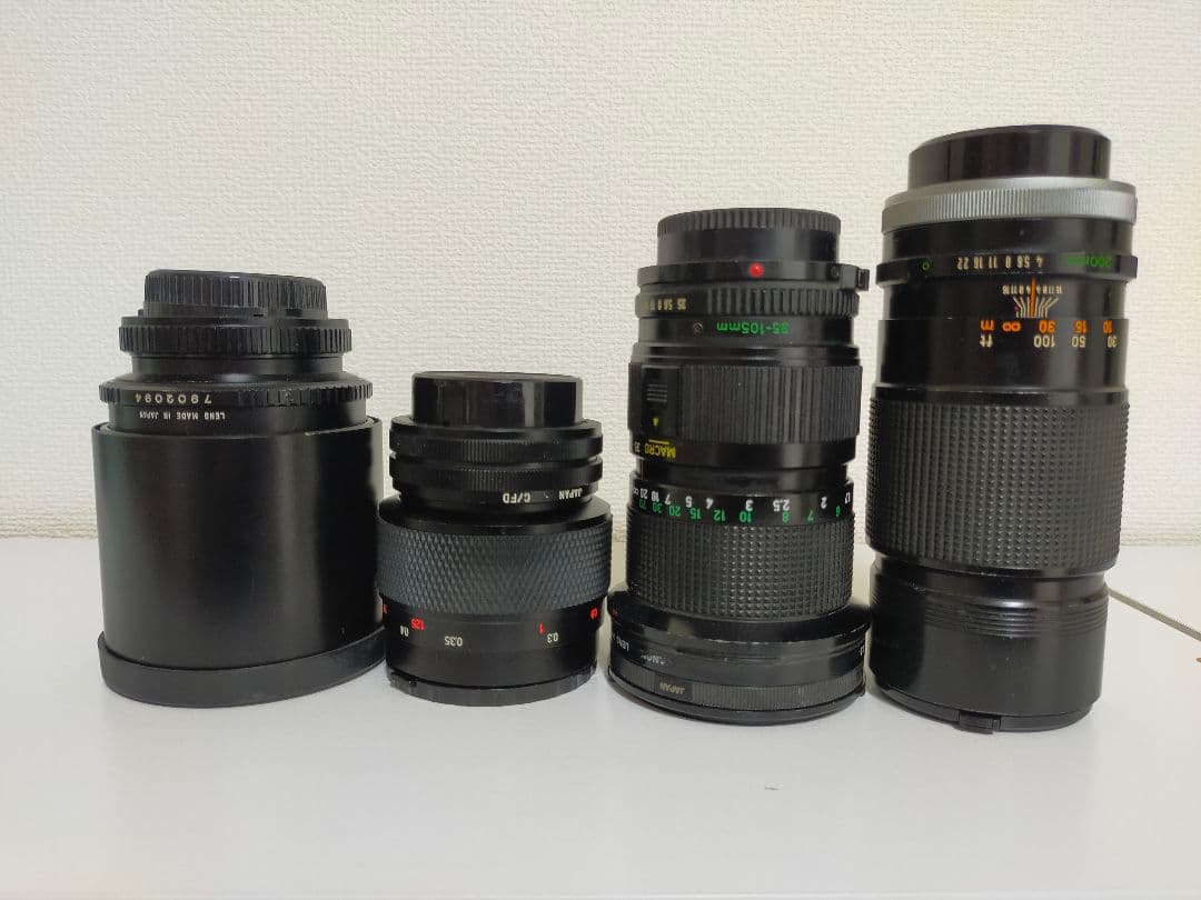 一眼レンズ各種