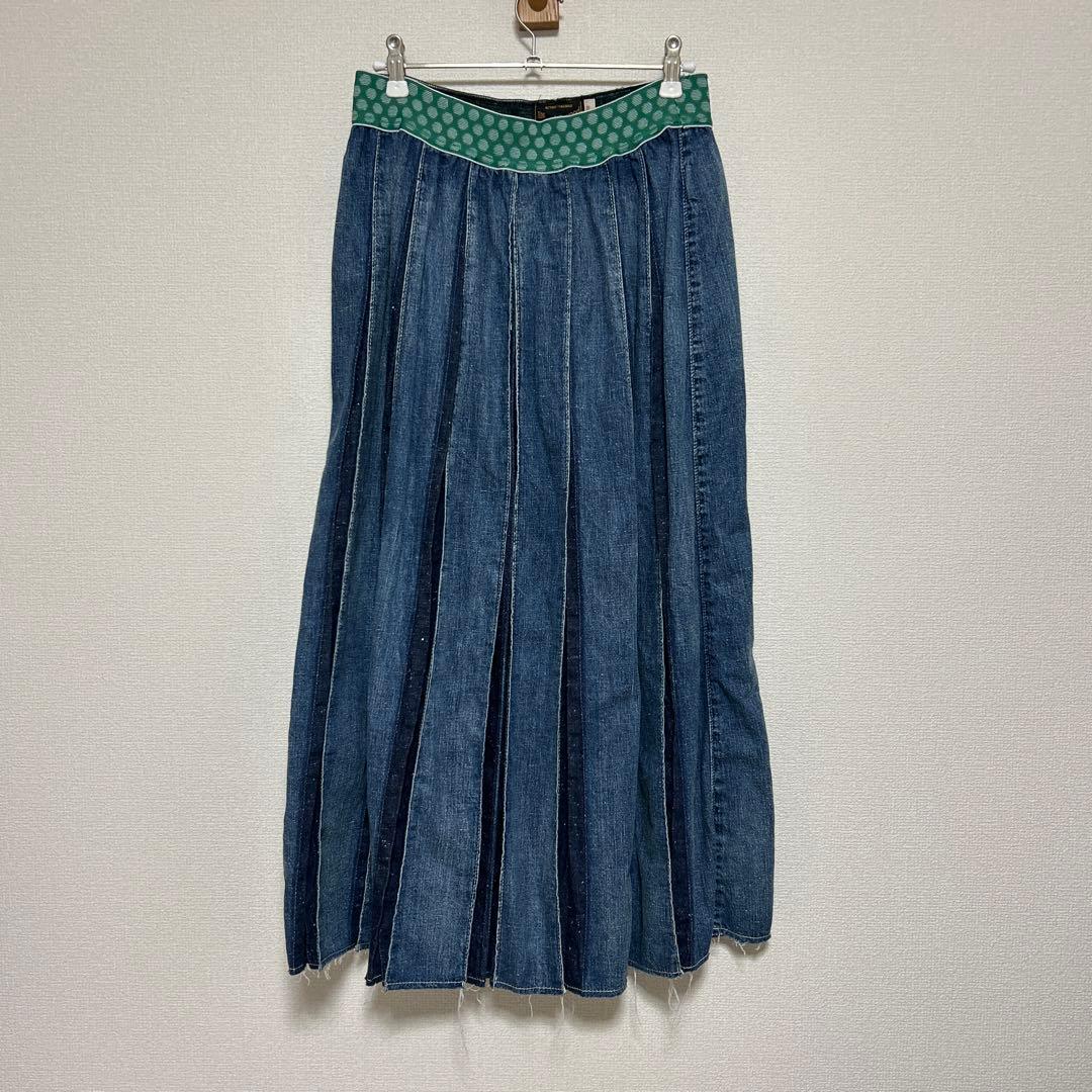 ペペロンチーノ go to holleywood プリーツデニムスカート