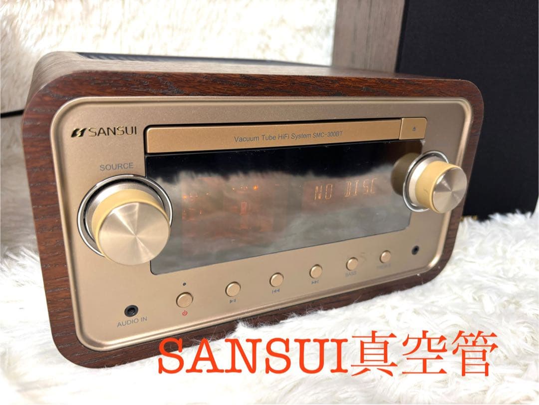 SANSUI 真空管ハイブリッドアンプ搭載ステレオ SMC-300BT